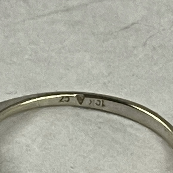 10K white gold & Tanzanite ring - Picture 9 of 14